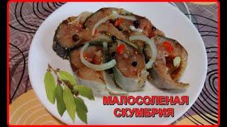 МАЛОСОЛЕНАЯ СКУМБРИЯ В АРОМАТНОМ МАРИНАДЕ  самый вкусный рецепт