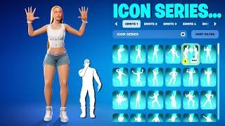 ALL FORTNITE ICON SERIES DANCES & EMOTES