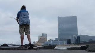 Atlantic City JETTY fishing! (bonus: field trip!)