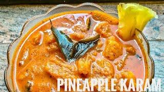 Pineapple Karam Recipe || Goan Pineapple Sasav Recipe . || Sweet and Sour Pineapple Gravy .