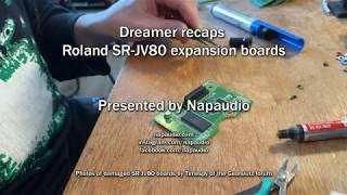 Recapping Roland SR-JV80 Expansion Boards