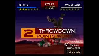 Fighters Destiny (Nintendo 64) VS COM as Ninja