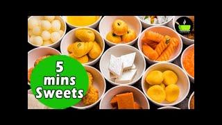 5 mins Sweets Recipes | Quick & Easy Sweets Recipe | Indian Sweets Recipe | Easy Desserts Recipe