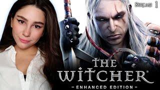 ПЕРВОЕ ПРОХОЖДЕНИЕ ВЕДЬМАК 1 | Линда играет в The Witcher 1 прохождение на русском | Стрим 1