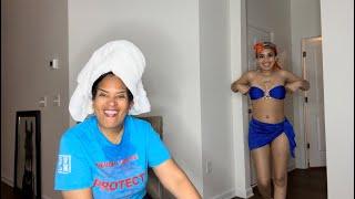 MY OVERPROTECTIVE MOM RATES MY SEXY SWIMSUITS || ft. TEMU *is it worth it ?