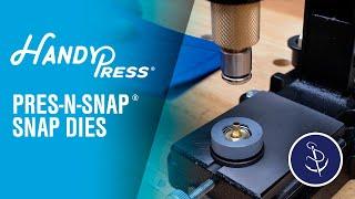 Setting Snaps with Pres N Snap® Dies Using The HandyPress®