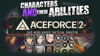 ACE FORCE 2 Characters & Abilities Explained (NEW MOBILE 5V5 FPS SHOOTER) #AD #SPONSORED