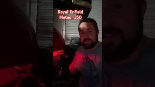 Royal Enfield Meteor 350 LED glow lights #meteor350 #royalenfield #mods