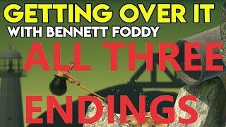 Getting Over It -  All Three (Known) Endings