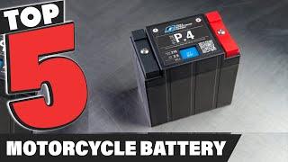 Best Motorcycle Battery In 2024 - Top 5 Motorcycle Batteries Review