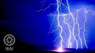 Thunderstorm Sounds and Distant Flute: sleep sounds meditation