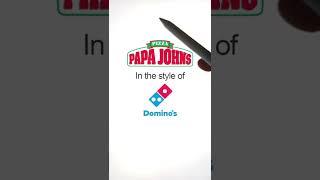 If famous logos had the style of their competition #shorts | tylietok