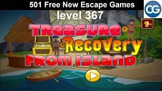 [Walkthrough] 501 Free New Escape Games level 367 - Treasure recovery from island - Complete Game