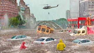 Montreal Went Underwater! Heavy flooding destroy roads and houses in Montreal, Canada