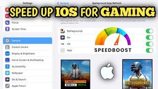 Speed Up iOS for Gaming  Best iPhone/iPad Settings for PUBG & BGMI | No Lag Game Booster