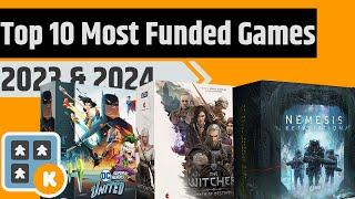 Top 10 Most Funded Board Games of 2023 & 2024 - How Do They Compare?