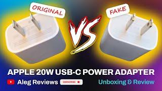 Original vs Fake - Apple 20W USB-C Power Adapter #apple #adapter