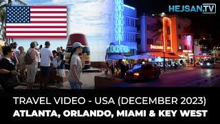 Travel video -  USA: Atlanta, Orlando, Miami & Key West (December 2023) - DJI Pocket 3