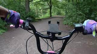 KuKirin V1 PRO Electric Bike UK / FAST Off Road Woodland Ride / Strava KOM