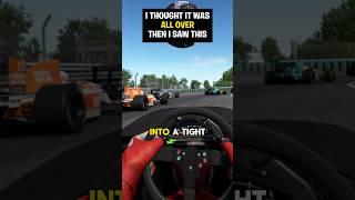 I thought it was all OVER. Then I saw THIS! #simracing #gaming #shorts