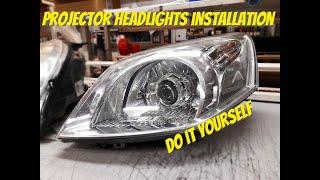 How to install projector headlights