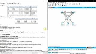 3 3 2 2 Packet Tracer   Configuring Rapid PVST