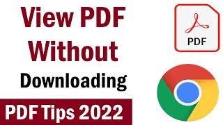 How To View PDF Without Downloading in Google Chrome | How To Enable Chrome PDF Viewer