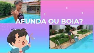 DESAFIO DA PISCINA - AFUNDA OU BOIA