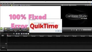 [Fixed] QUICKTIME Error In All Video Editing Studio Software Windows 10