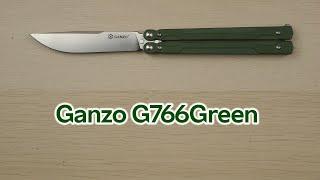 Розпаковка Ganzo G766 Green (G766-GR)