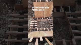 Root Cellar Under a Shop Progress #shorts #rootcellar #bunker #prepper #greenthumb #gardening #food