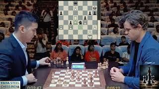 Can you beat Magnus Carlsen? /Nodirbek Abdusattorov vs Magnus Carlsen | Tata Steel Chess Rapid 2024