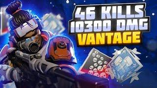 ЗР-220! 46 KILLS & 10300 DMG ON VANTAGE.EXE, FOR 2 GAMES ! вэнтедж гайд апекс легенд реликвия apex