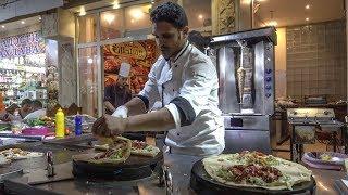 Street Food, Seafood Markets and Fish in Sharm el Sheikh old Town. Egypt