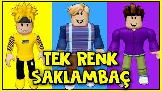 TEK RENK SAKLAMBAÇ CHALLENGE  (1000 Robux Ödül) ROBLOX