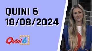 Quini 6 - Domingo 18 de Agosto de 2024 (18/08/2024) - Quini 6 en vivo