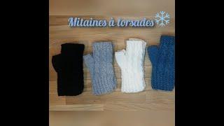 [ DIY ] Mitaines à torsades avec pouces