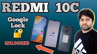 Redmi 10C Remove Google Lock | Frp Bypass | Gmail Bypass | MIUI 13 | Xiaomi Redmi 10C Unlock