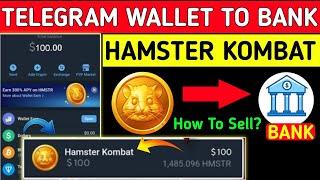 Hamster Kombat Withdrawal Telegram Wallet | How to withdraw hamster token in telegram wallet