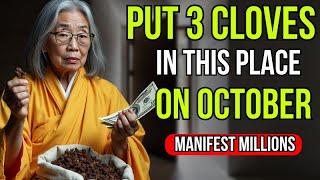 I BEG YOU! Put 3 CLOVES in THIS Place and ELIMINATE your DEBTS in OCTOBER | Buddhist Teachings