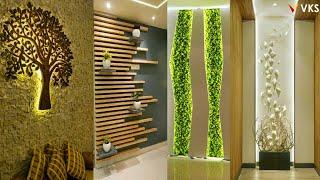 Latest Wall Decor Ideas | Home Wall Decorating For Living Room | Wooden Wall Decor Interior Design