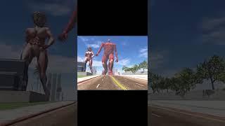 Indian bike game in 3D Attack on Titans part 1 #shots#trx