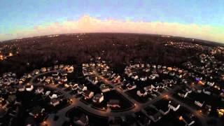 Louisville Christmas Eve Sunset Flight 12-25-2015