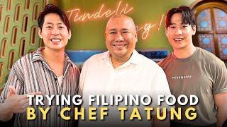 Trying FILIPINO FOOD by a CELEBRITY CHEF in Philippines! 