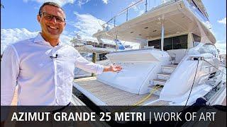 Full Yacht Tour w/ Federico Ferrante | Azimut Grande 25 Metri