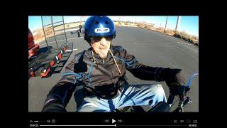 01-24-23  360° Helmet Swivel Selfie Stick GoPro 9 Max Lens riding E. Drift Trike Mototec MT-Drifter