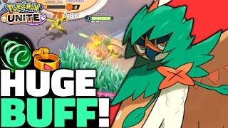 Pokémon Unite Decidueye Build w/ BUFFED Leaf Storm is INSANE! (Master Gameplay & Held Items)