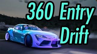 How to do a 360 Drift Entry - Stunt Driving Tutorial (Assetto Corsa)