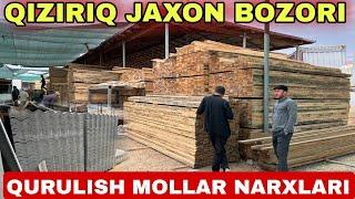 QIZIRIQ JAXON BOZORI QURULISH MOLLAR NARXLARI 25.10.2024