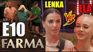 Farma 16 E10 Duel Lenka vs Klára (Ela)/ opitý janko /fyzické napadnutie/ perverzné návrhy Janka